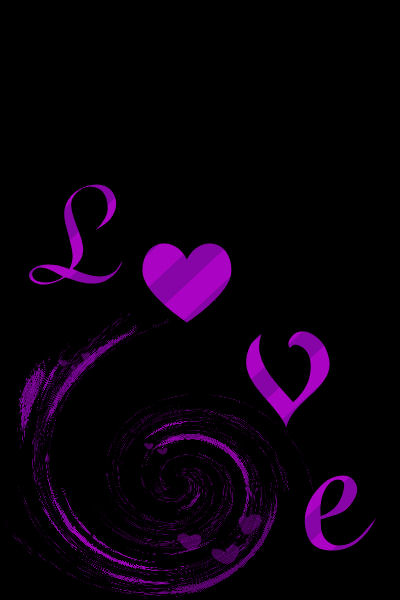 Black Love Hearts Background Love Heart Black Wallpaper