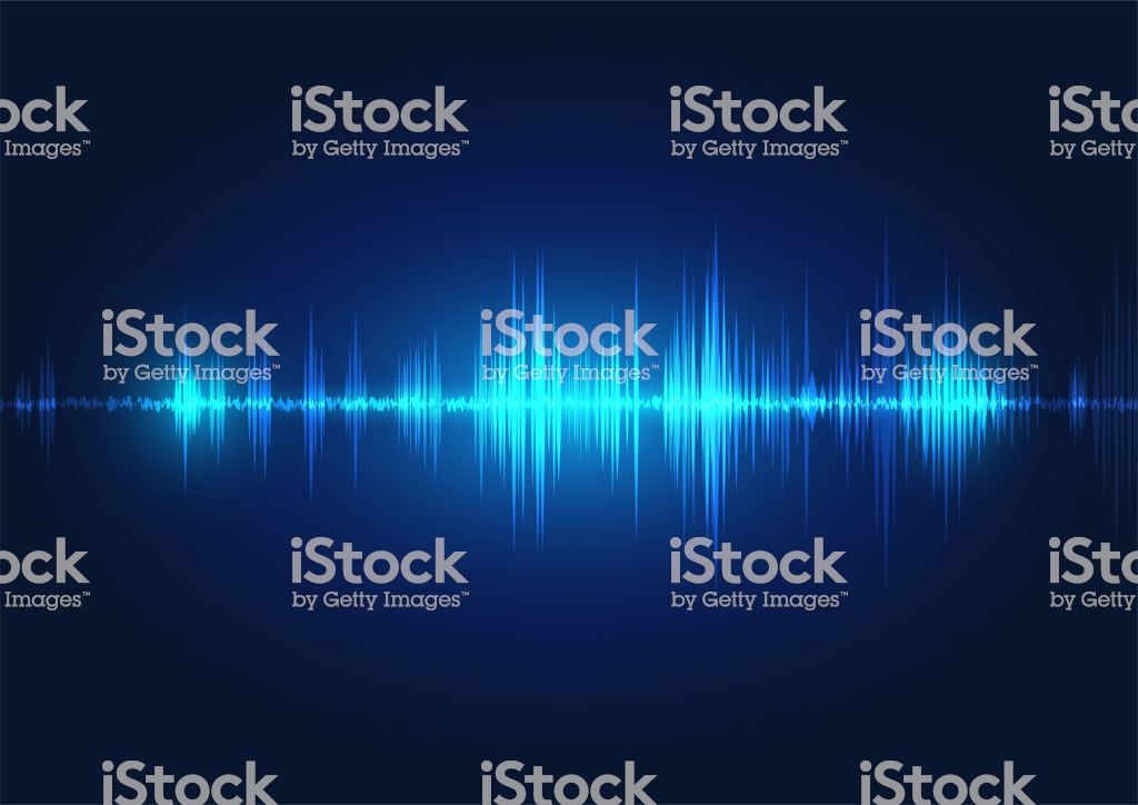 Line Soundwave Abstract Background Stock Illustration