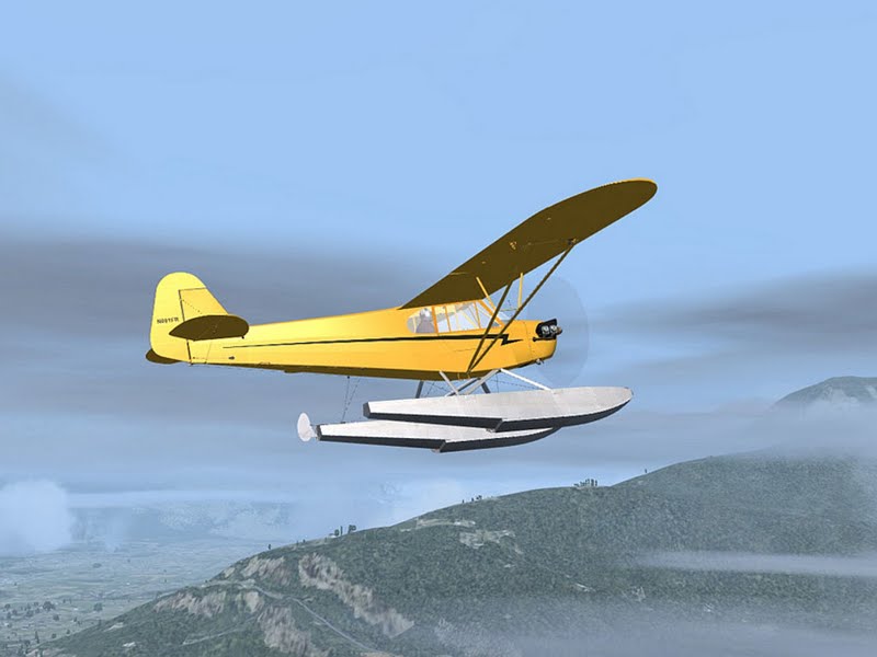 Piper Cub Jet Floats