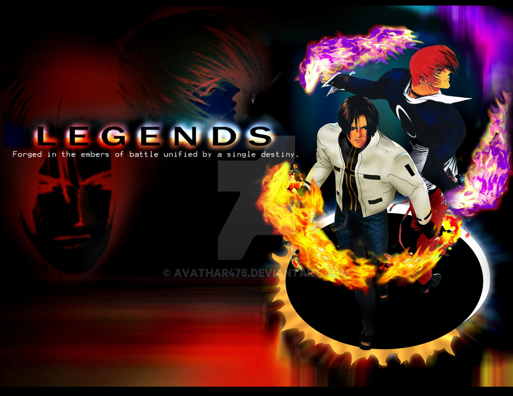 Legends Kyo Kusanagi Iori Yagami Wallpaper By avathar476