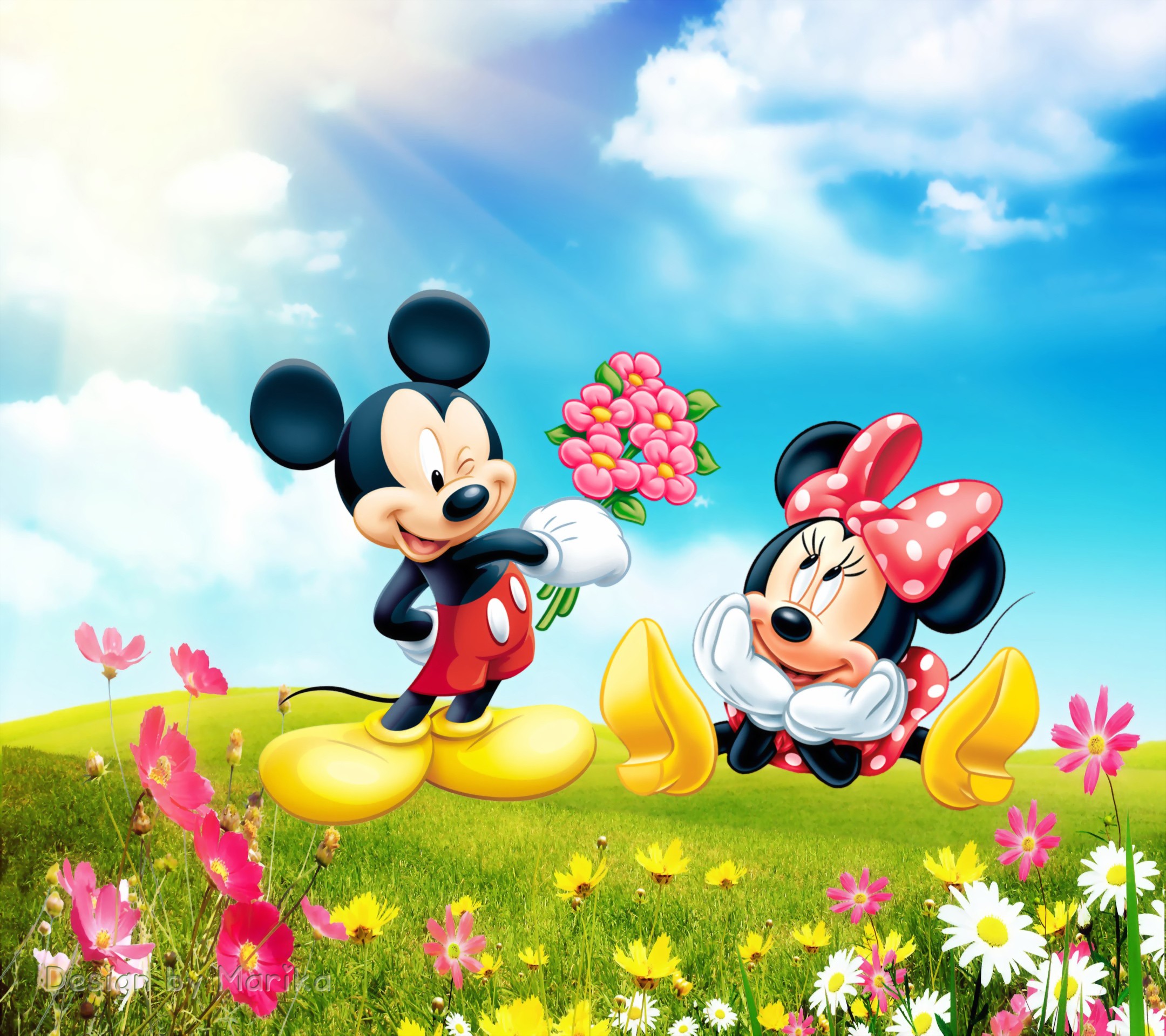 Mickey Mouse Background Wallpaper