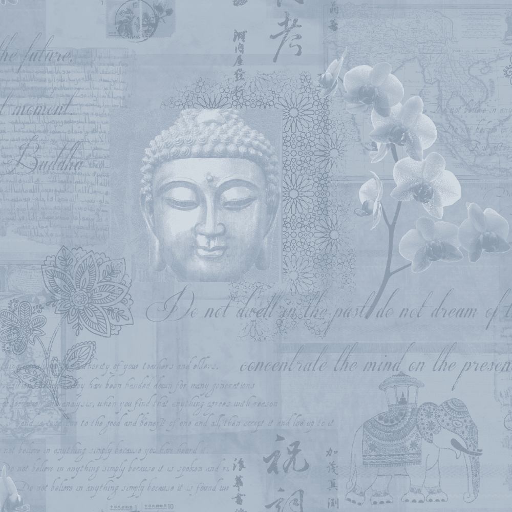 Exclusive Holden Dcor Tranquillity Buddha Elephant Wallpaper 50225