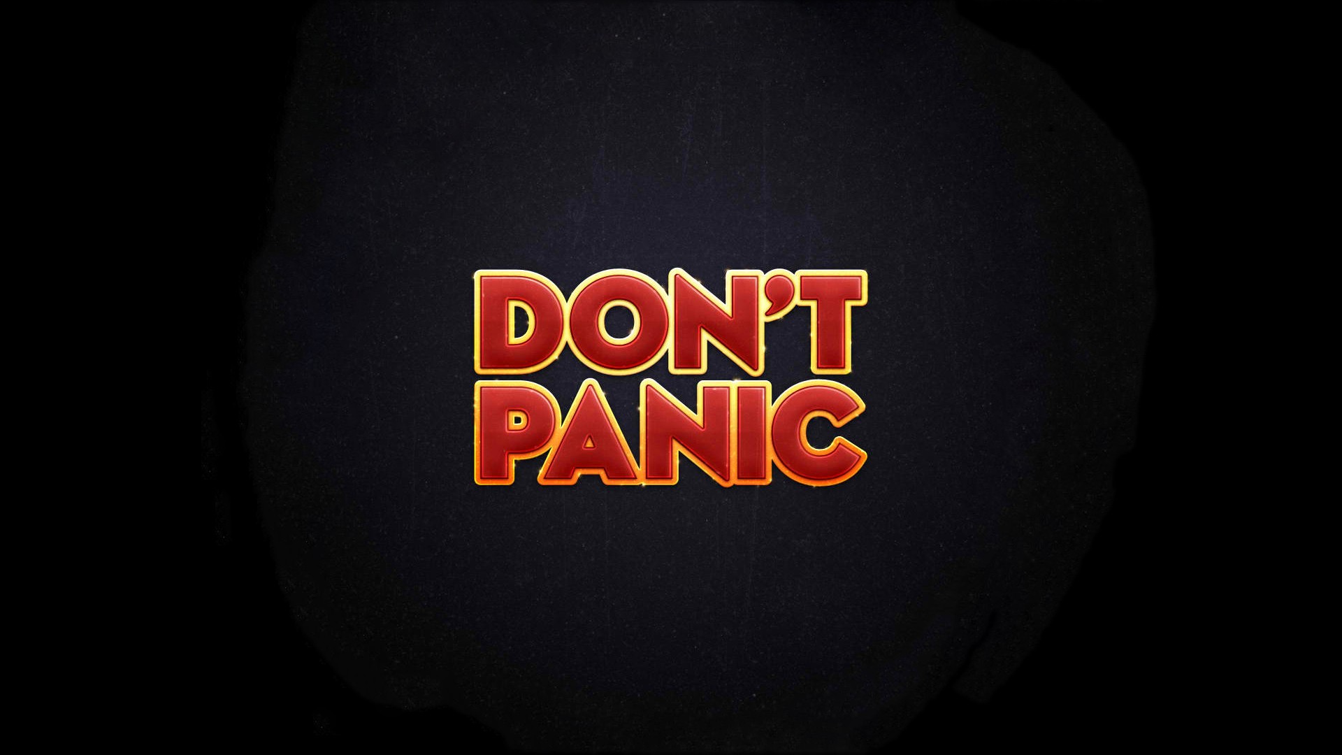 The Hitchhikers Guide To The Galaxy Dont Panic wallpaper 1920x1080