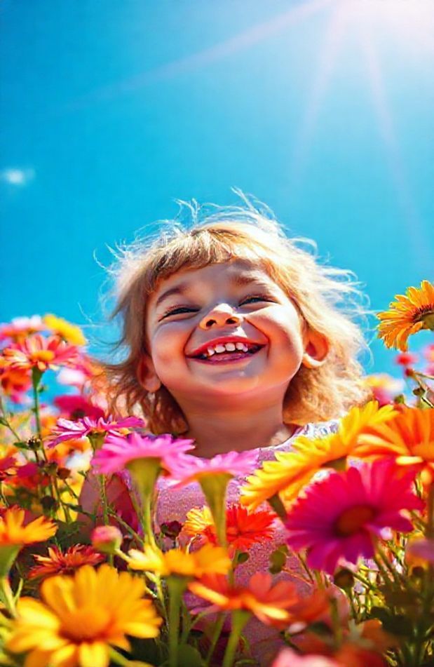 Happy Girl Wallpaper