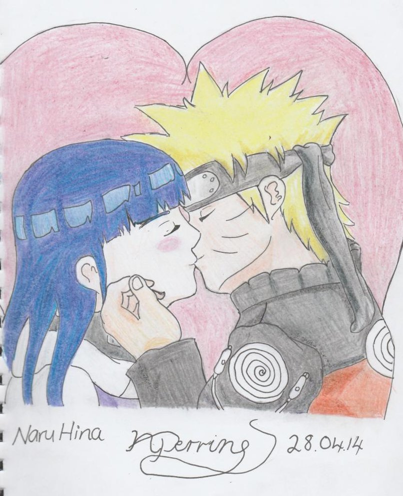 Naruto X Hinata Kiss Naruhina By Nickperriny7mai