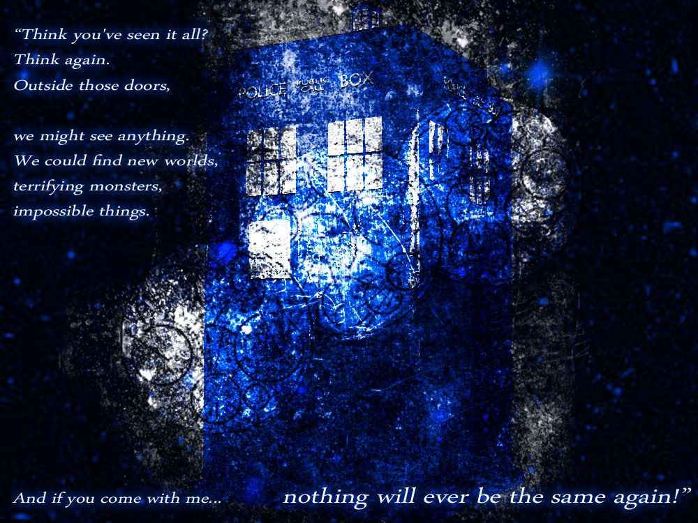 Wanted To Make Myself A Cool Doctor Who Wallpaper So I Did