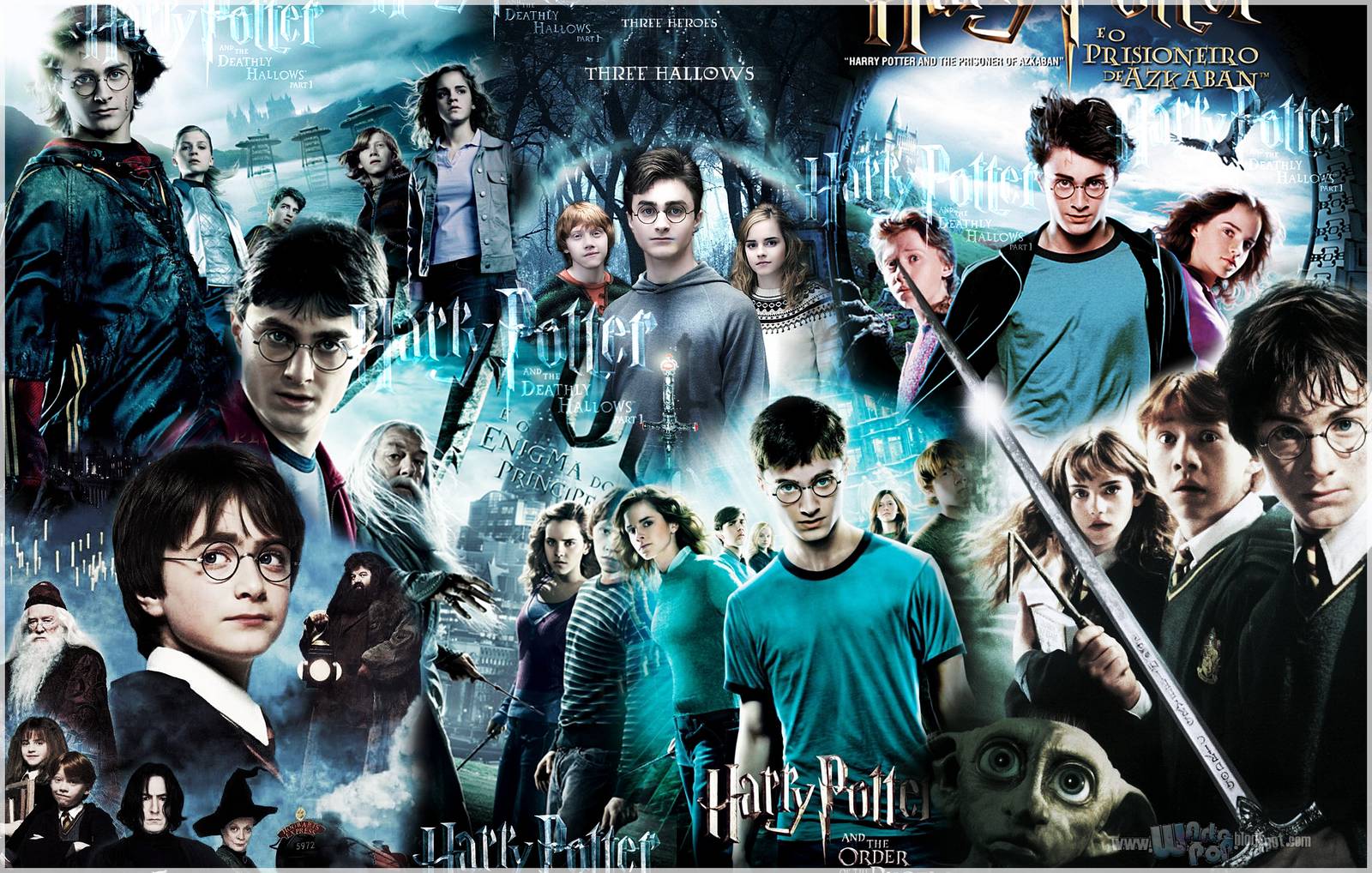 Wallpaper All The Harry Potter Movies