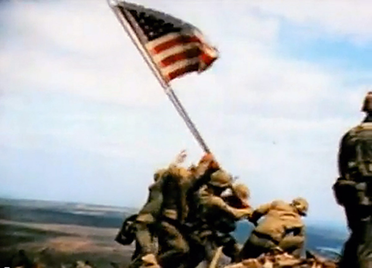 Iwo Jima Flag Raising Title Z Raise Movie Clip