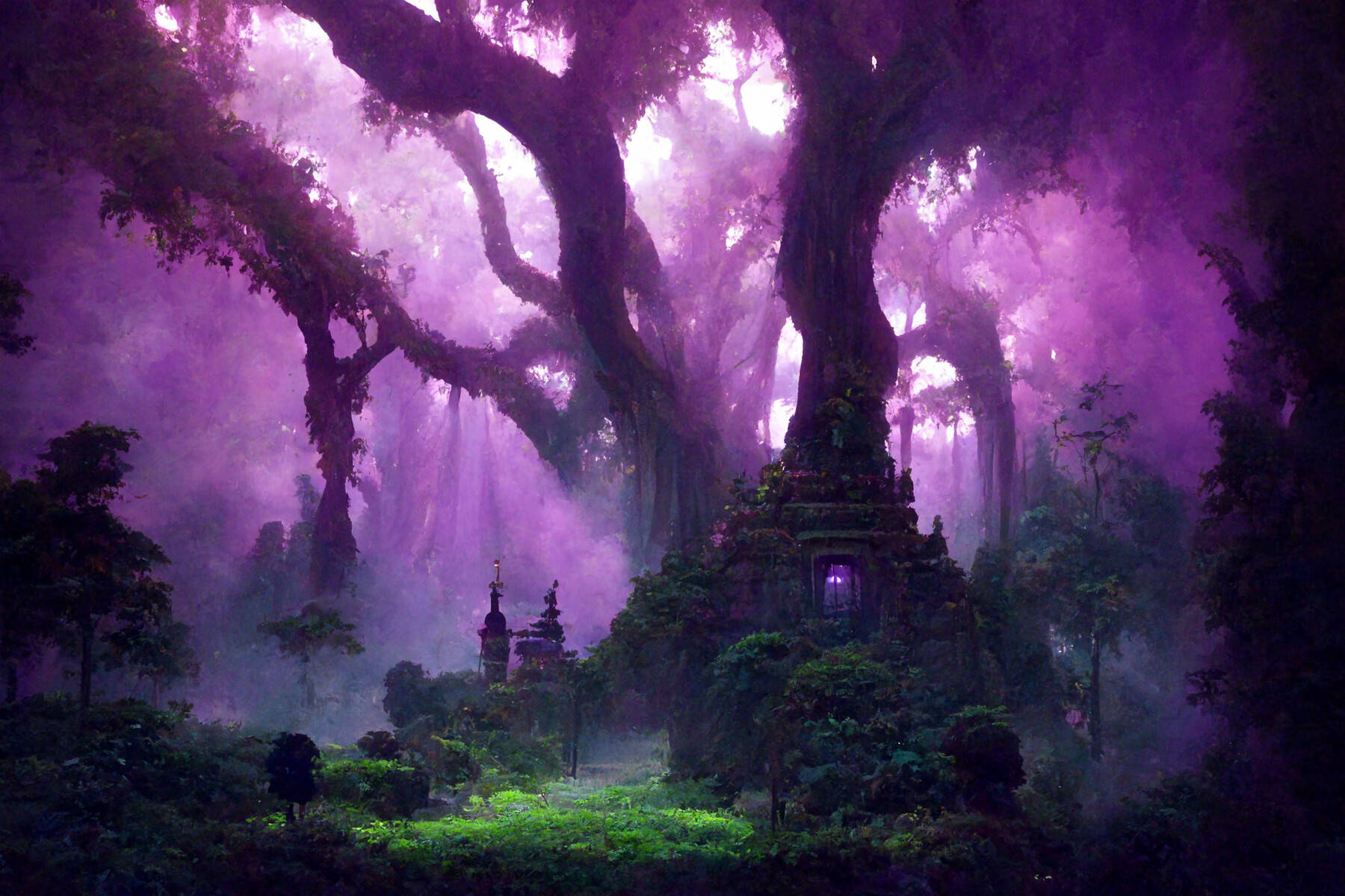 Mystical Forest Wallpaper