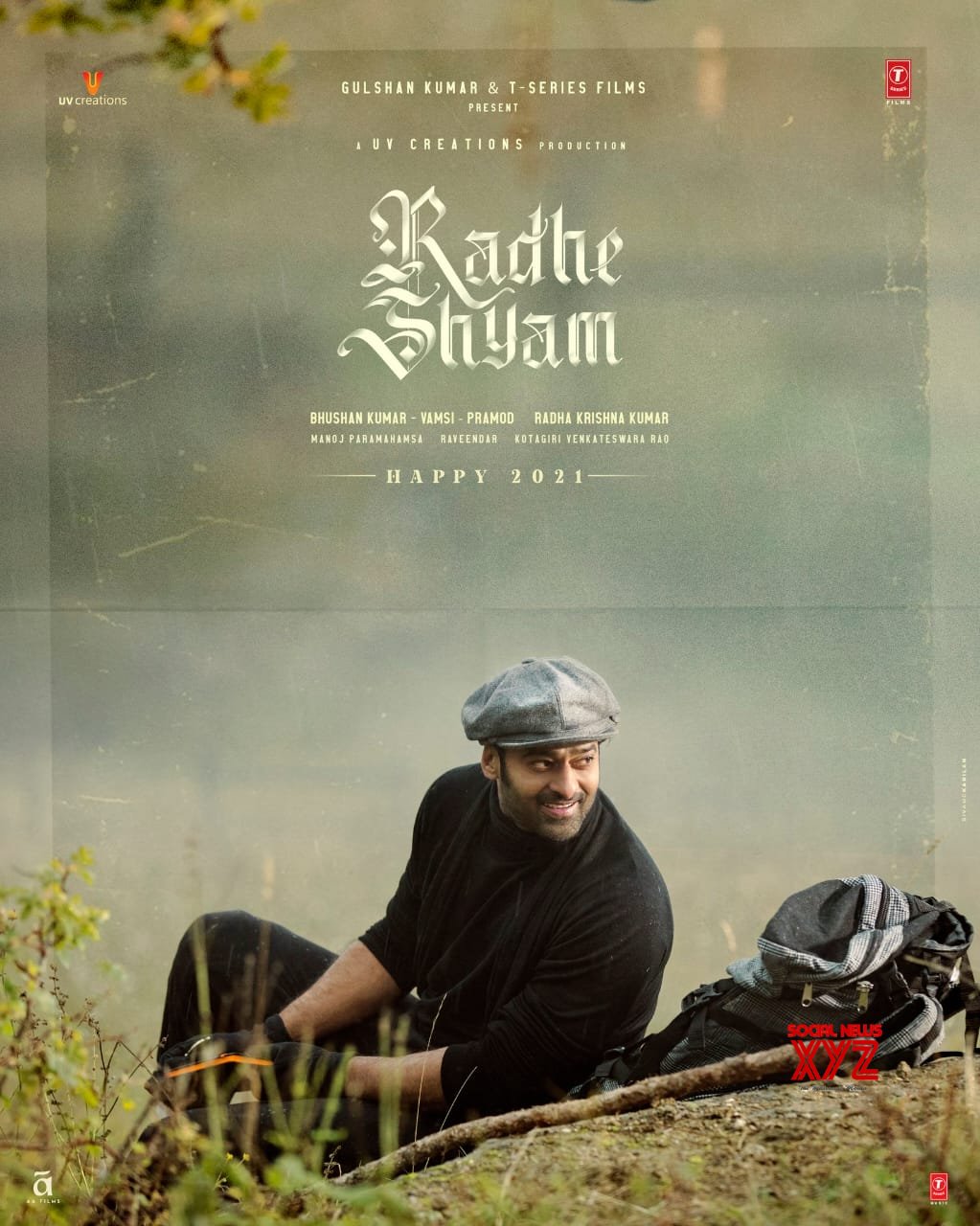 Prabhass Radhe Shyam Movie New Year 2021 Posters   Social News XYZ