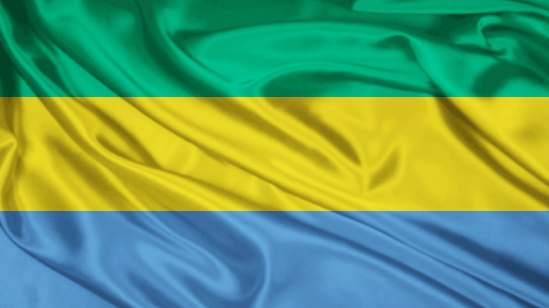 Gabon Flag Desktop Pc And Mac Wallpaper