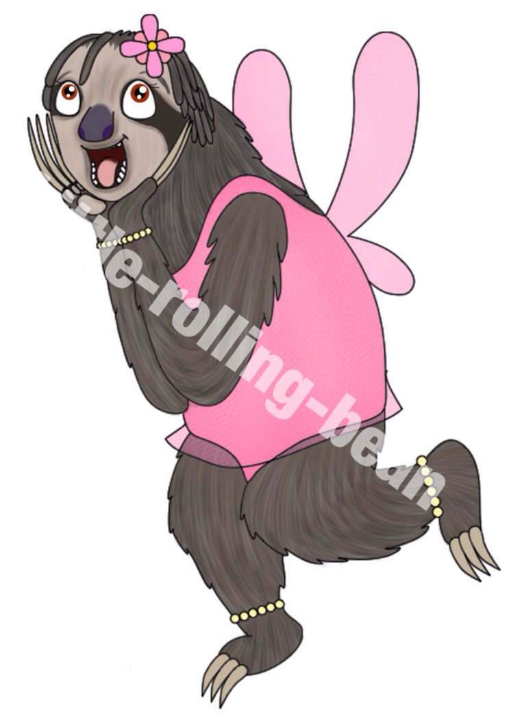 Zootopia Adoptable Sissy the Sloth by Little rolling bean on