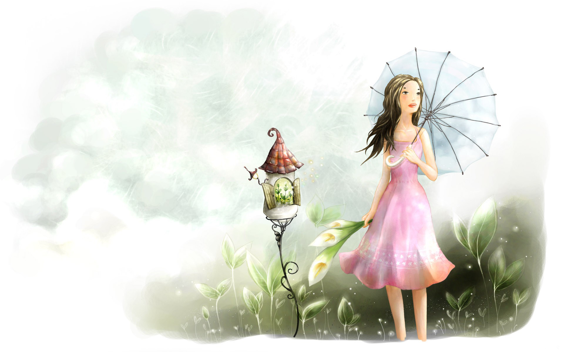 Cute Cartoon Background Wallpaper