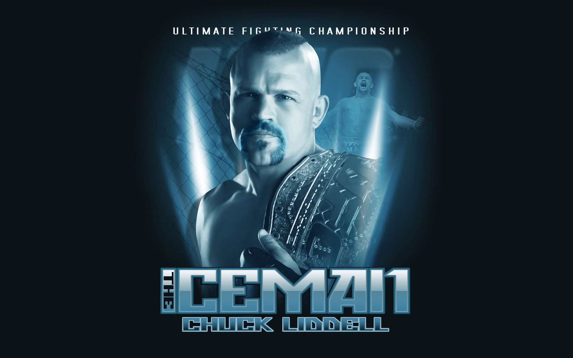 Mma Ufc Chuck Liddell The Iceman Fighter Mixed Martial