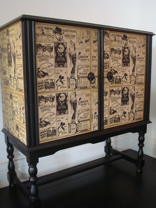 Crafts I See Truckloads Of Great Furniture Pieces With Wallpaper