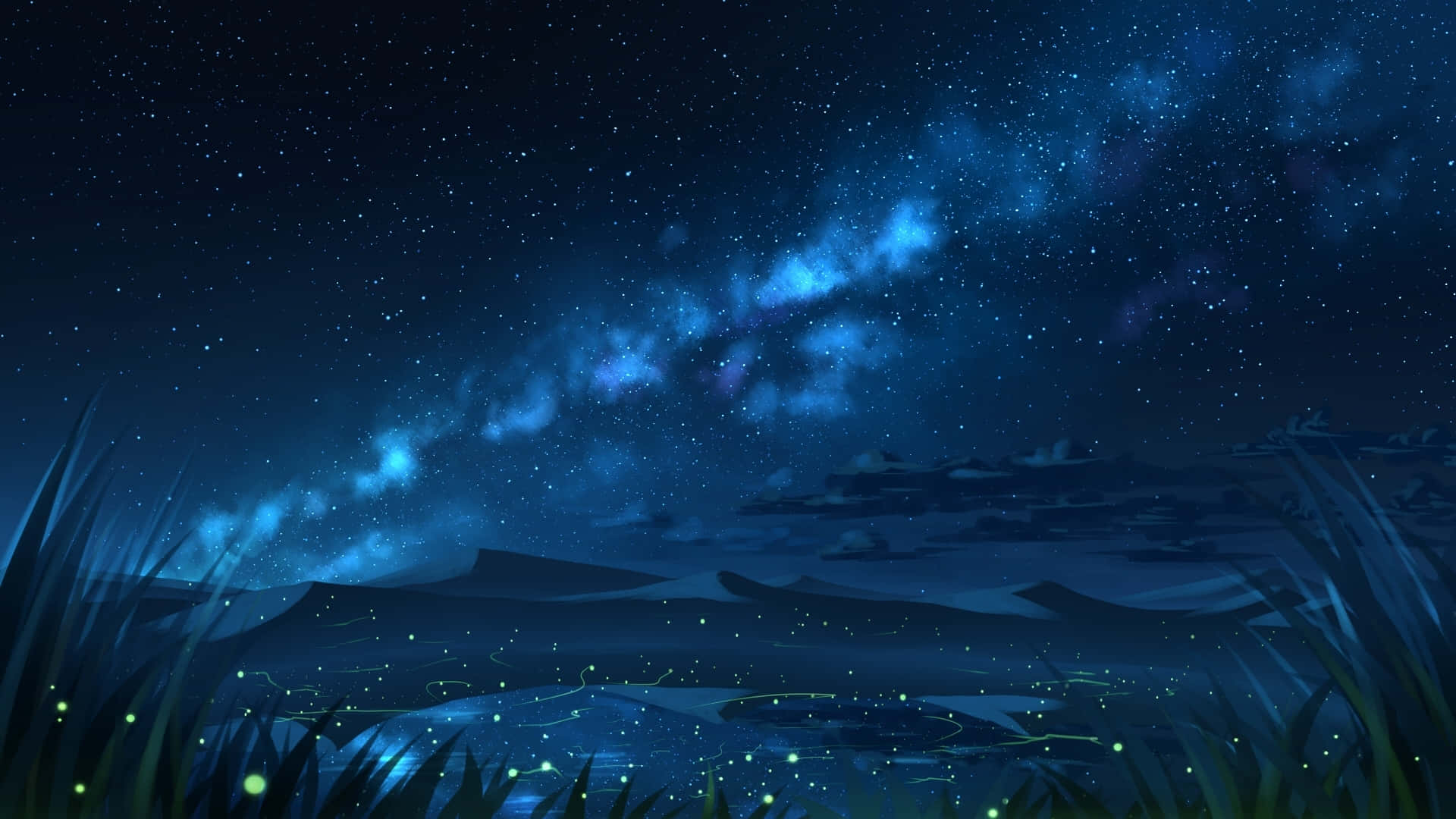 Anime Sky Background Wallpaper
