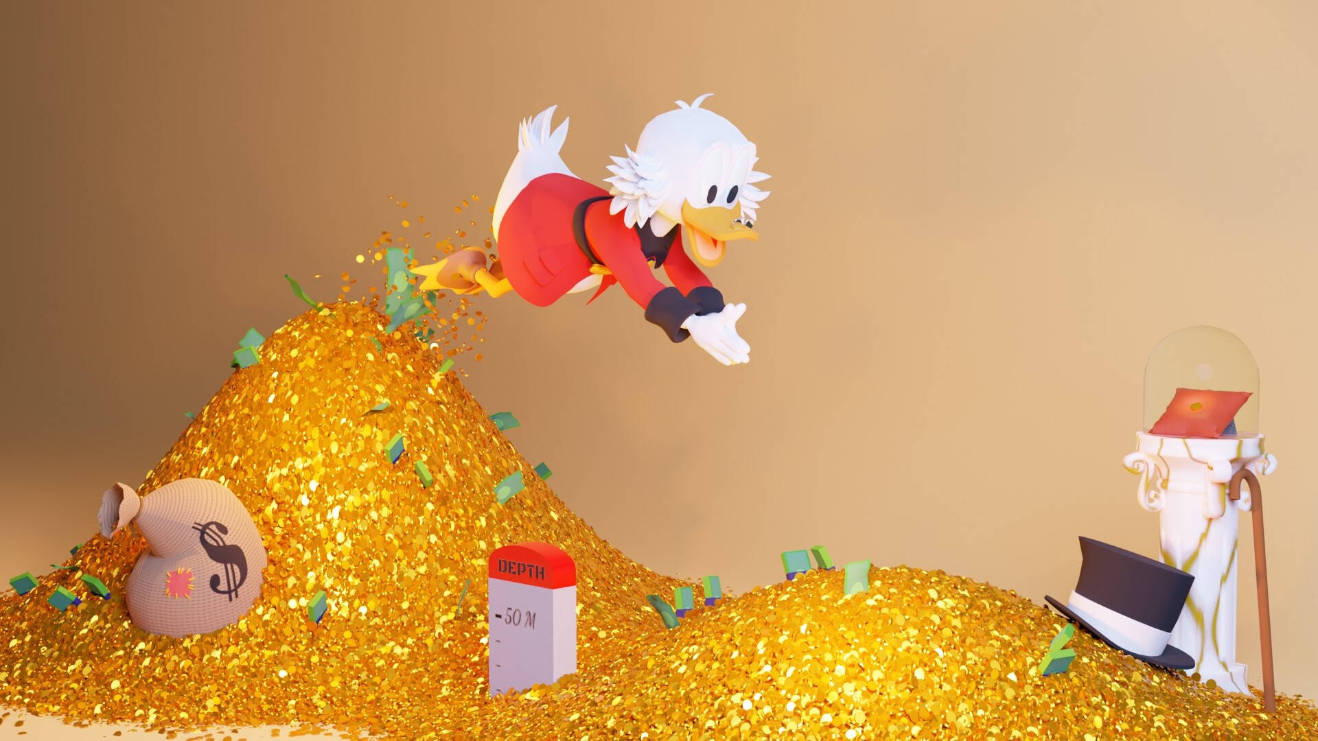 Scrooge Mcduck Wallpaper