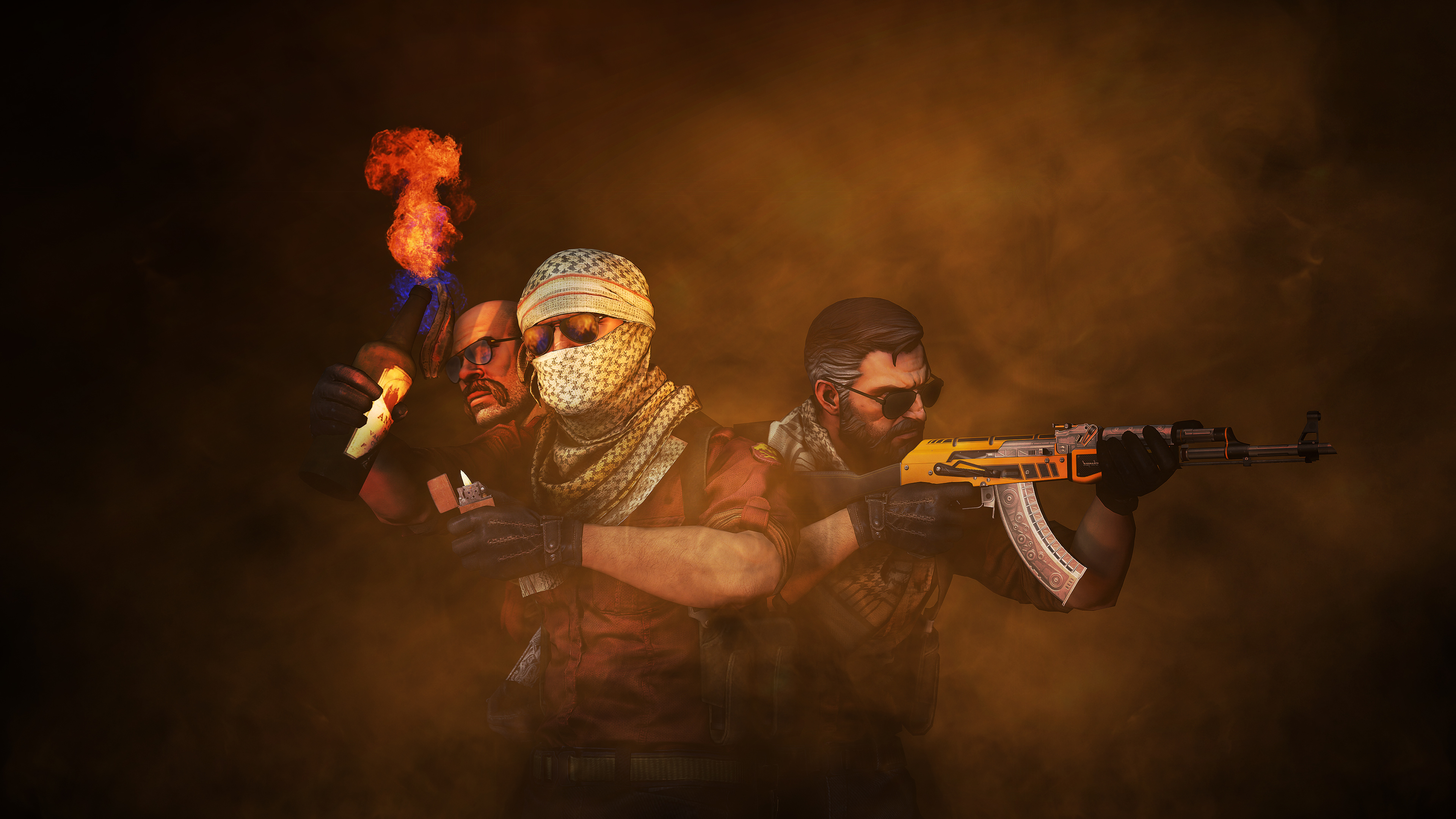 Counter Strike Game Art 4k Wallpaper HD Games