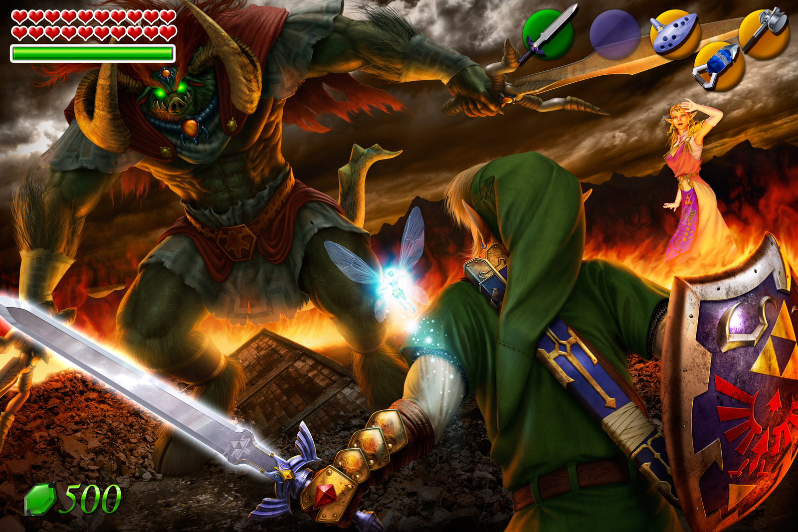 The Legend Of Zelda Ocarina Of Time Wallpaper and Background