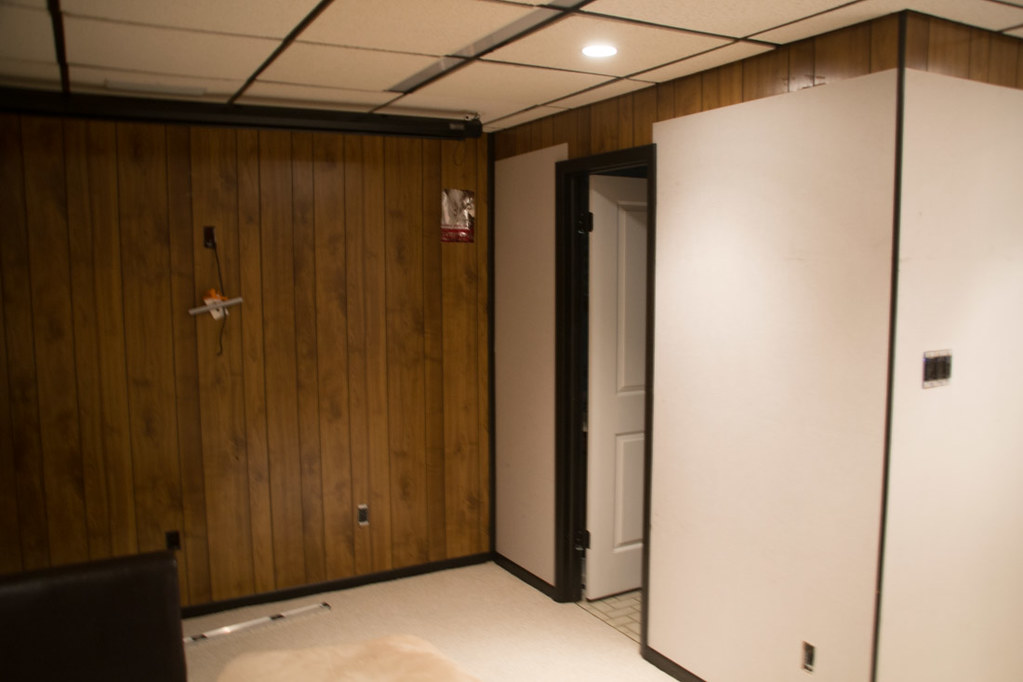 Using Paintable Wallpaper To Cover Wood Paneling Super Nova