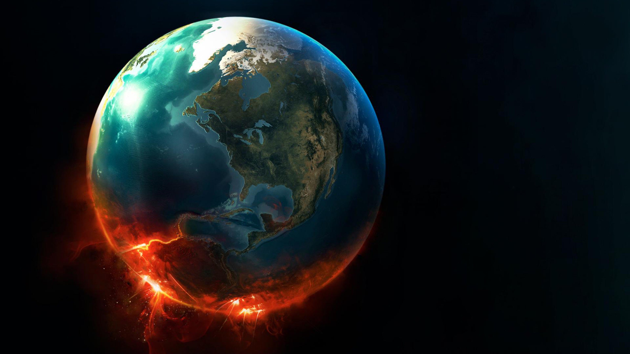 Earth Wallpaper 3D The Art Mad Wallpapers 2560x1440