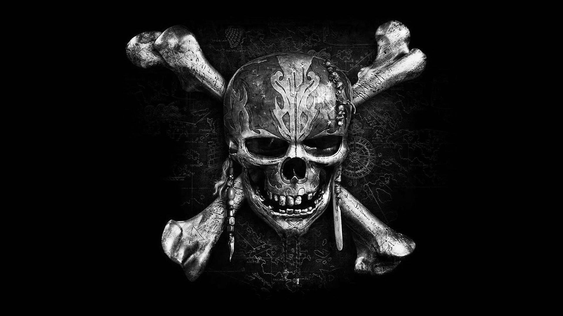 Black Skull Wallpaper