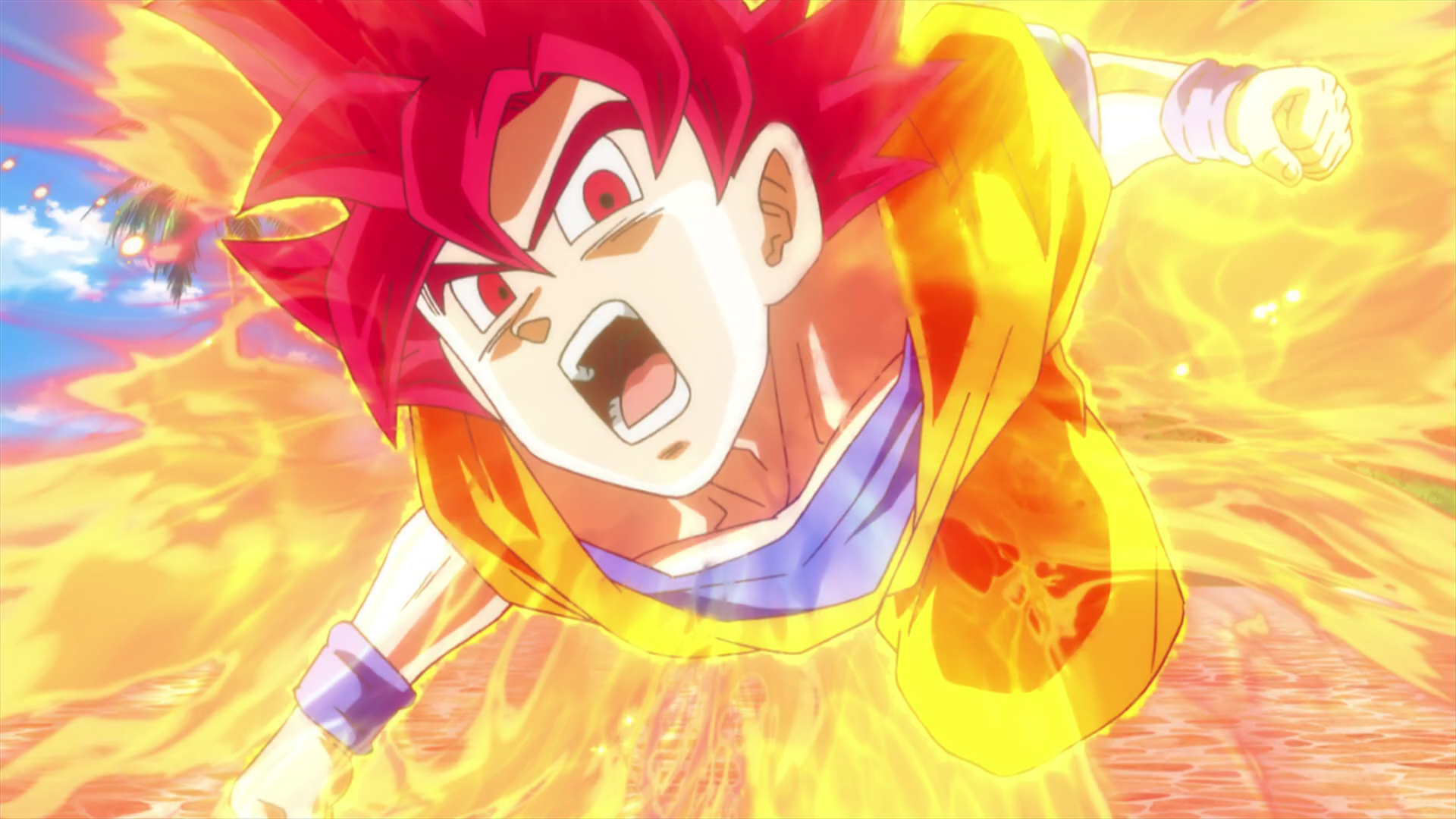 Dragon Ball Ultimate Swipe Super Saiyan God Goku Vs Beerus