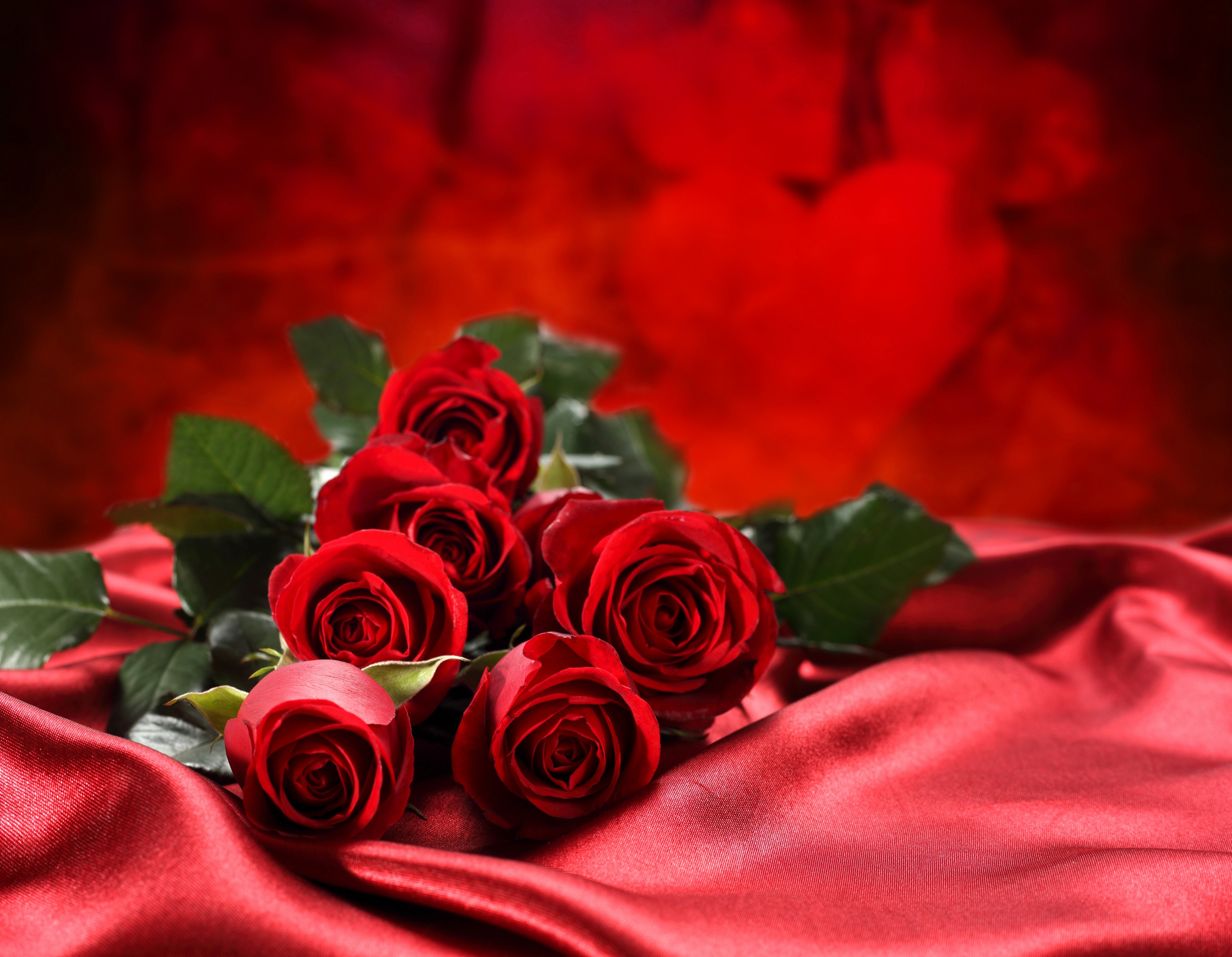 Love Bouquet Flowers Red Roses 4k Wallpaper Best