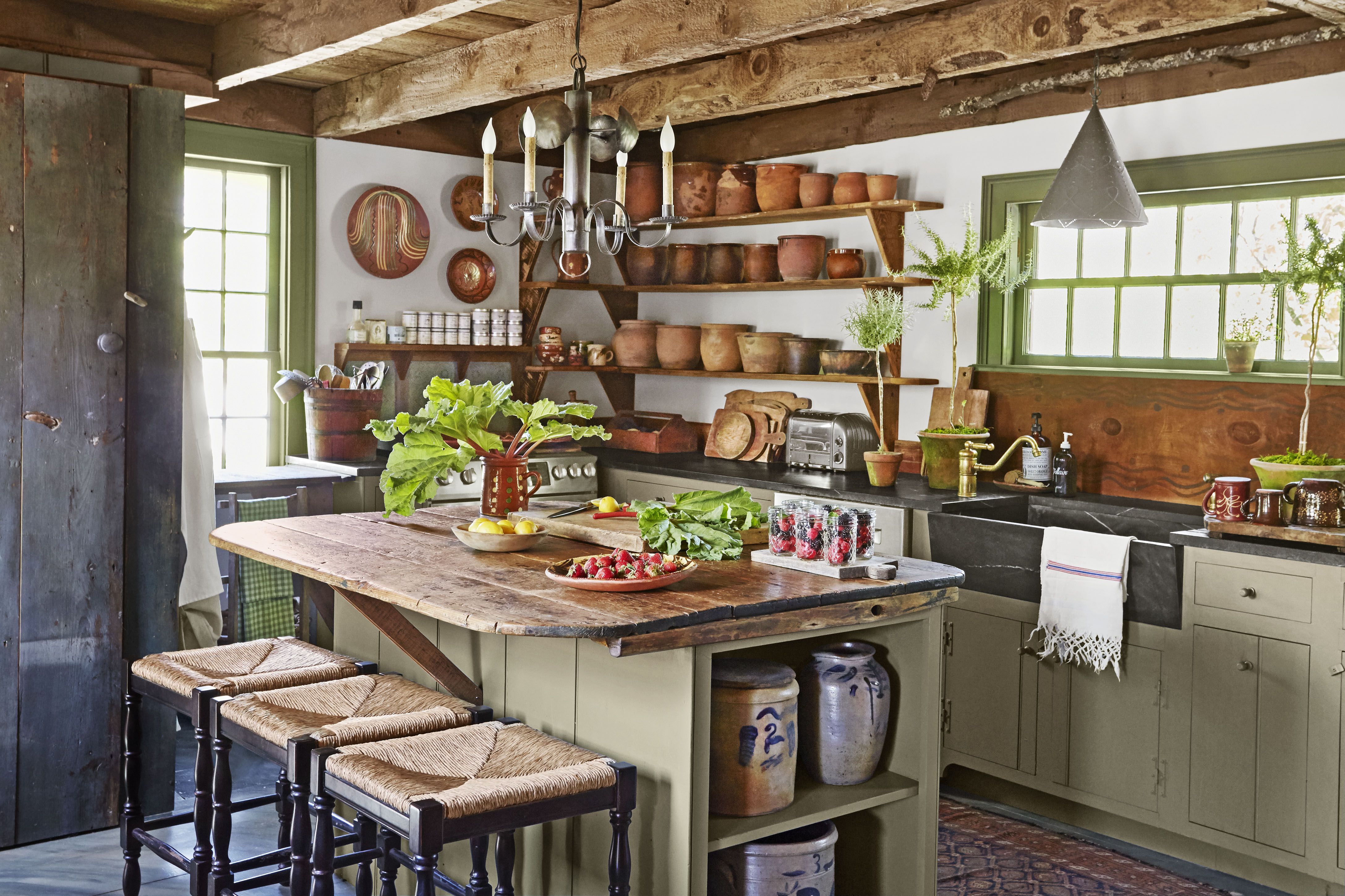 34 Farmhouse Style Kitchens   Rustic Decor Ideas for Kitchens