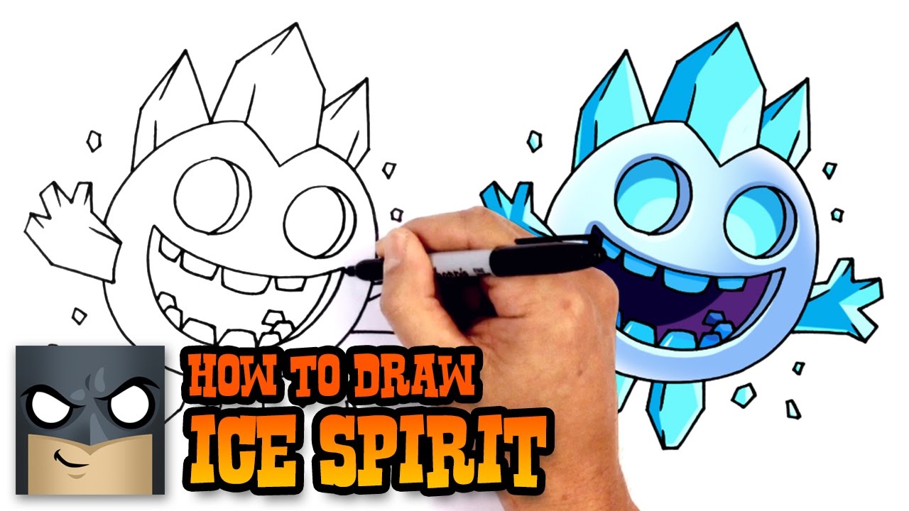 How To Draw Ice Spirit Clash Royale