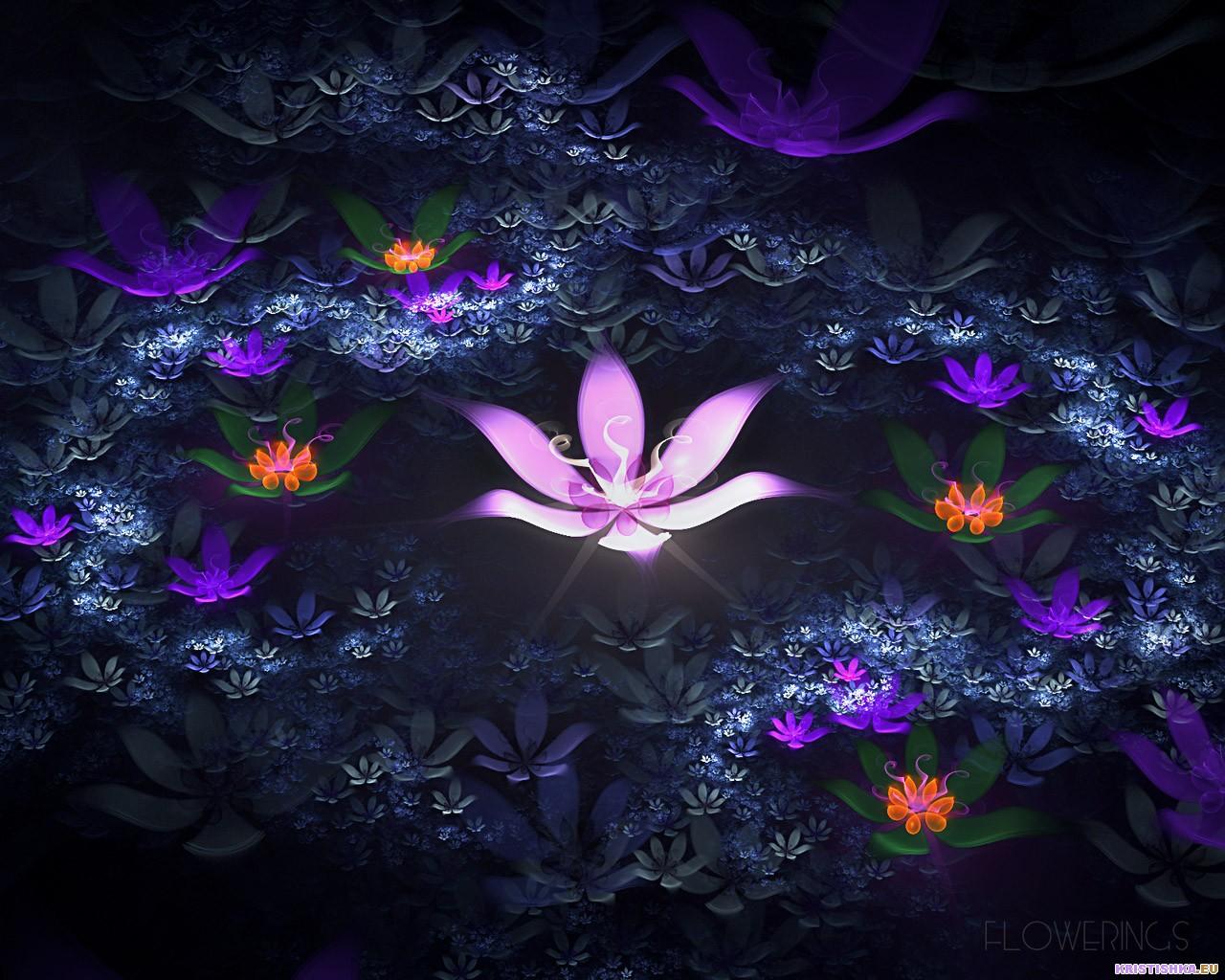 Fractal 3d Flowers Wallpaper Best HD