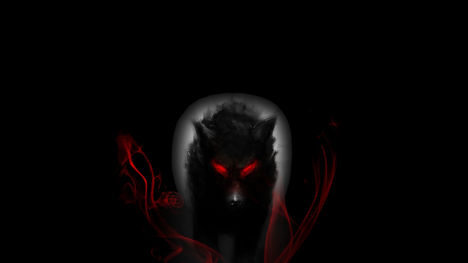 Dark Wolf Wallpaper