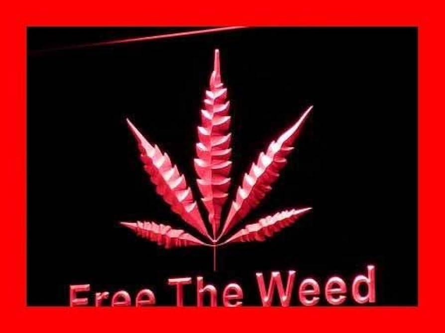 Amazon Advpro The Weed Hemp Marijuana Bar Led Sign Neon
