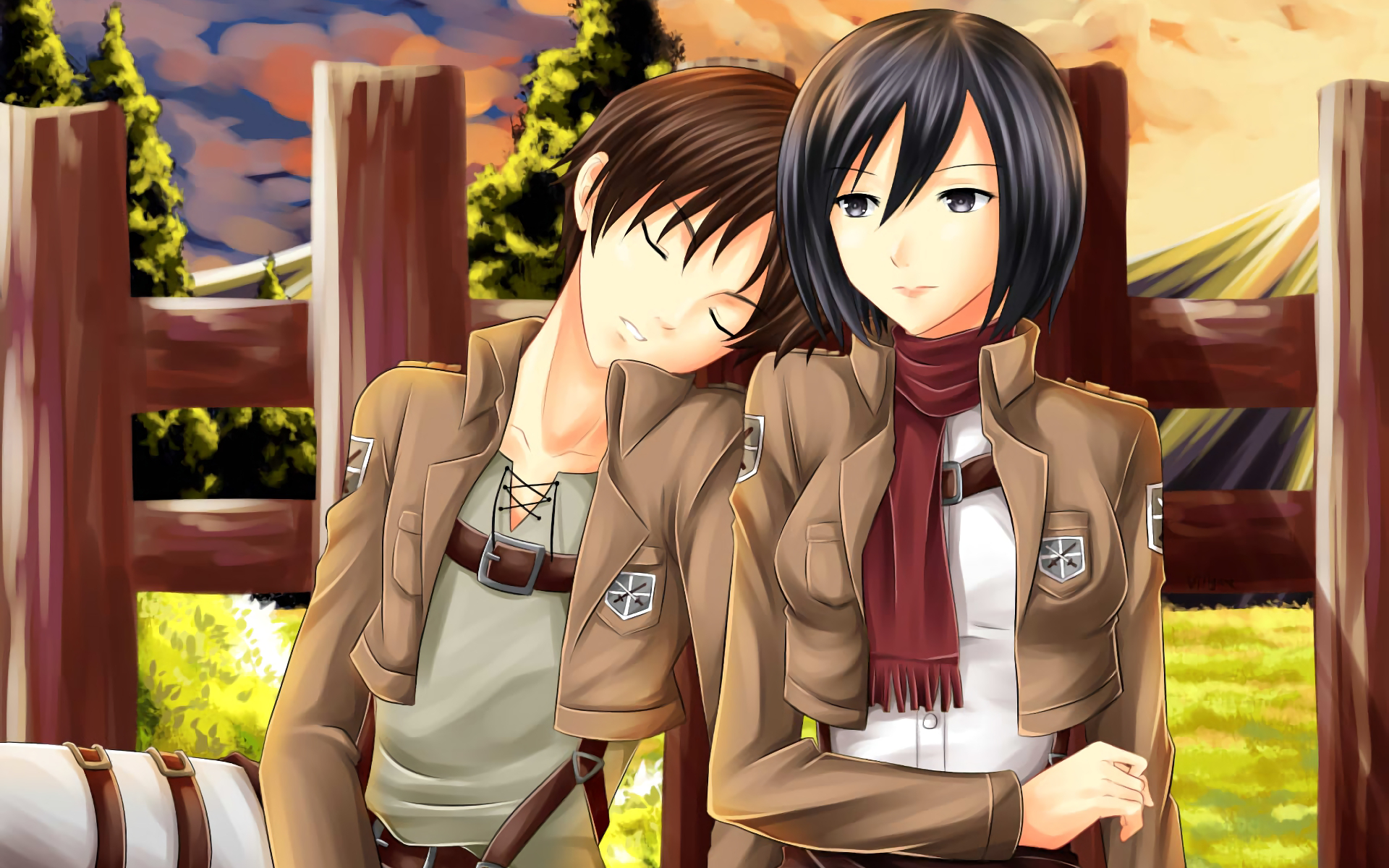 Shingeki No Kyojin Mikasa And Eren Kiss Shingeki No Kyojin Mikasa And Eren Kiss