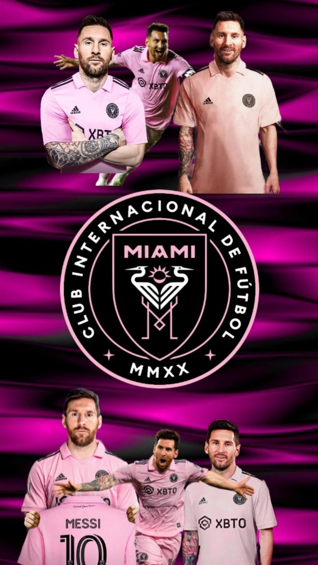 Lionel Messi Inter Miami iPhone Wallpaper HD Lock Screen