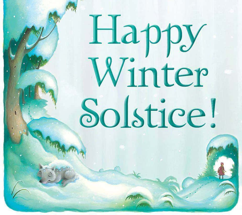 Breathtaking Winter Solstice Scenery Wallpaper