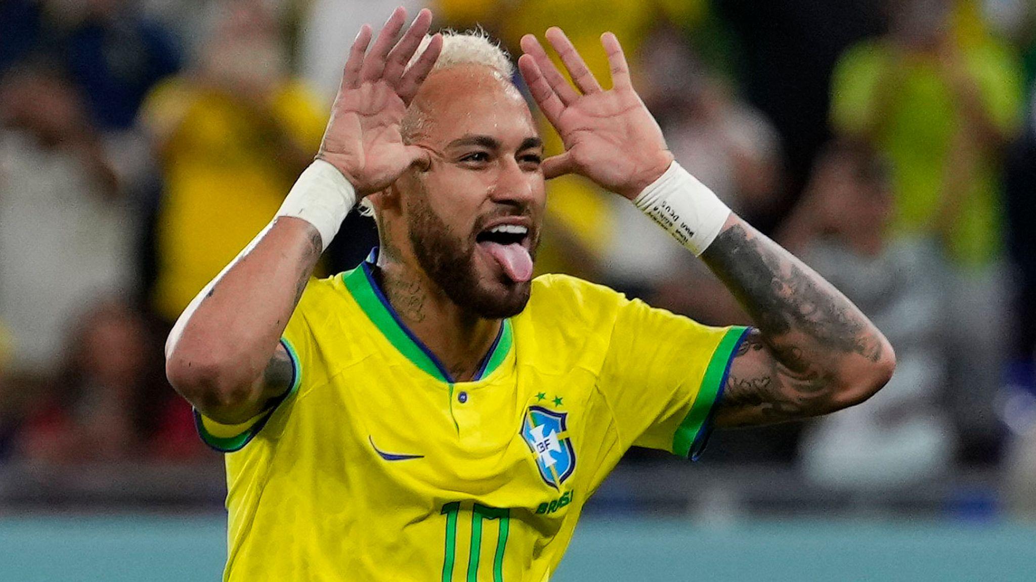 World Cup Brazil South Korea Neymar Makes Scoring