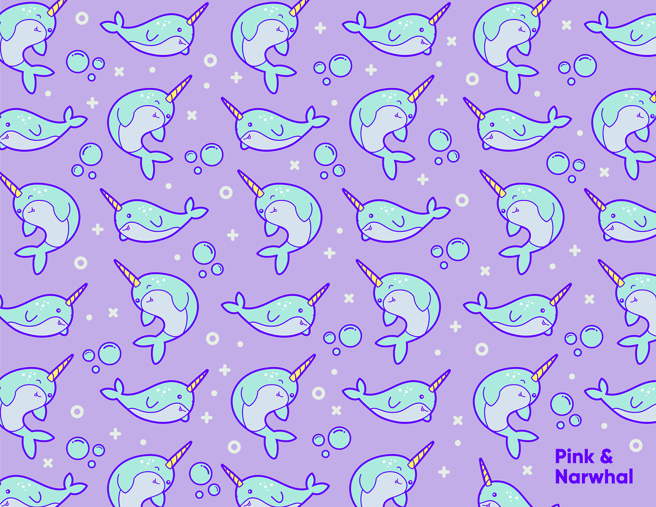 Pink Narwhal Wallpaper I Decided To Post This While