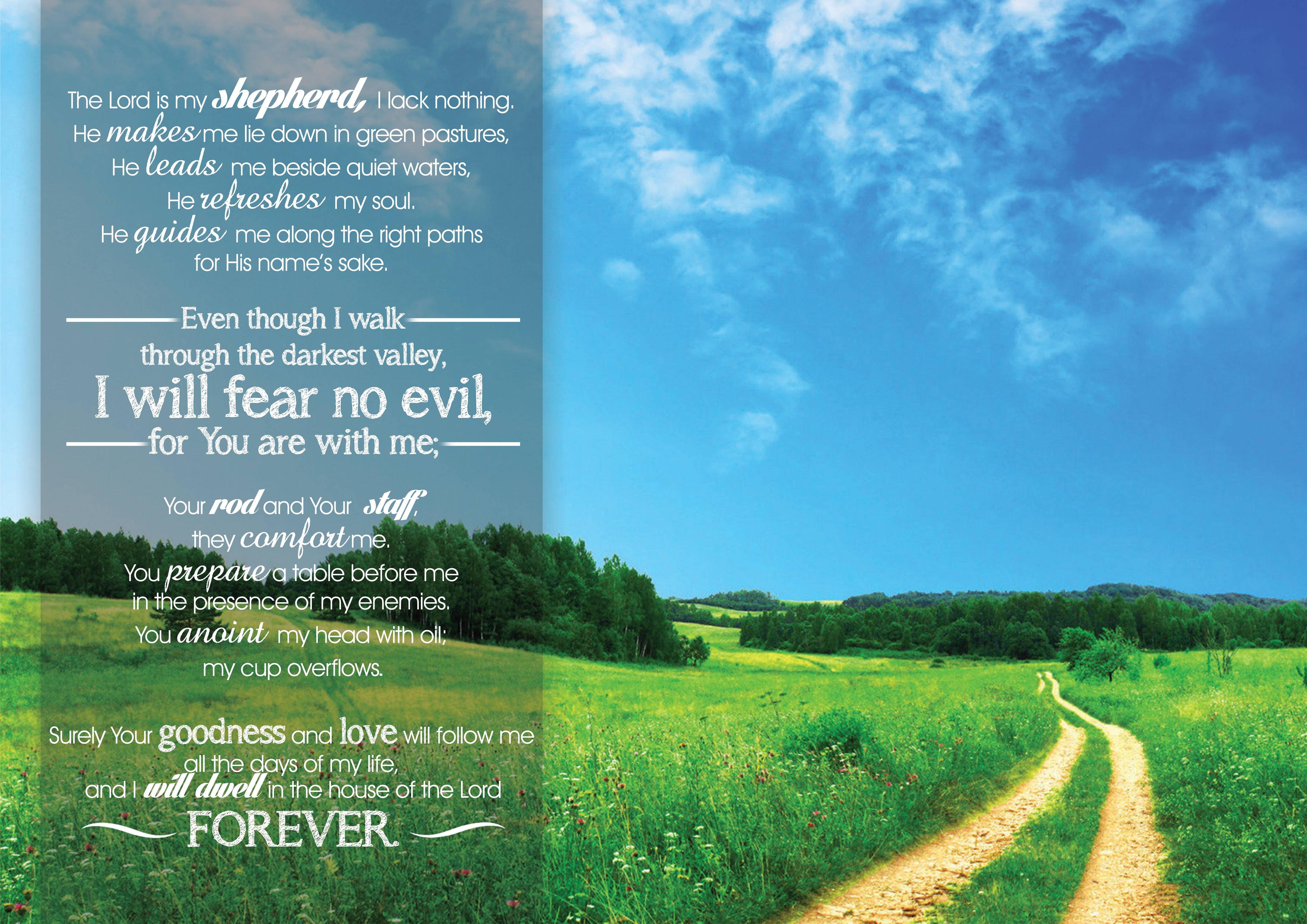  50 Psalm 23 Wallpapers WallpaperSafari
