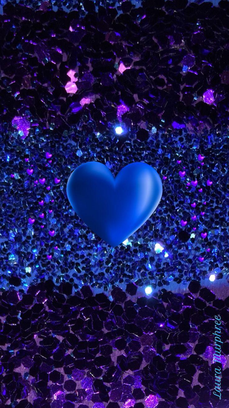 Glitter Heart Phone Wallpaper Sparkle Background Bling Shimmer