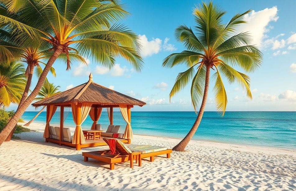 Beach Resort Wallpaper