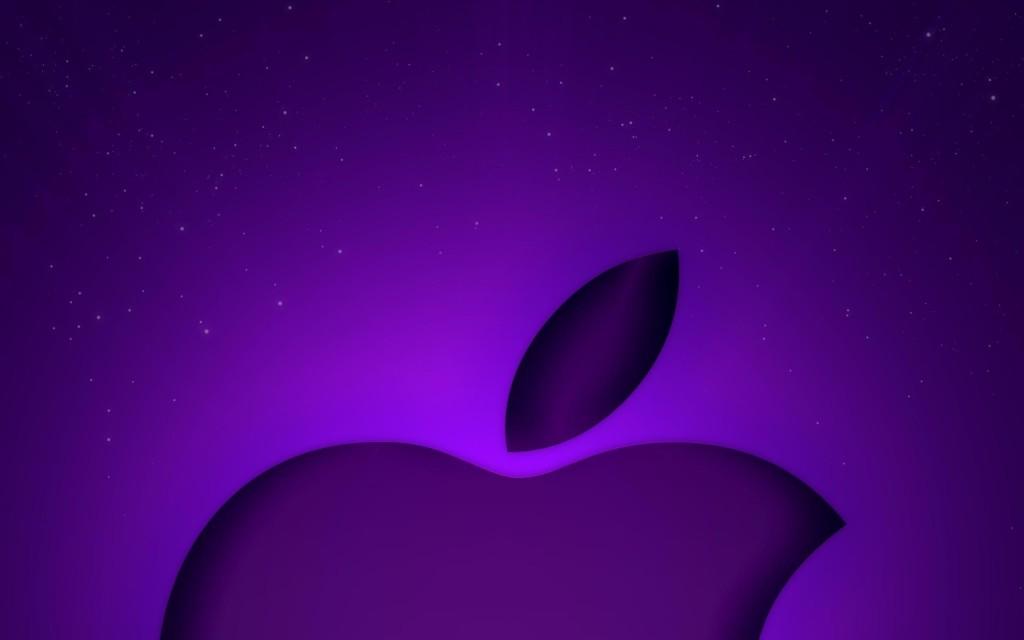Purple Apple Background HD Wallpaper