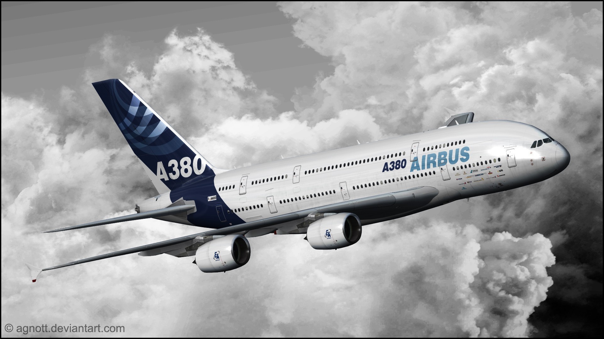 [72+] Airbus A380 Wallpaper on WallpaperSafari