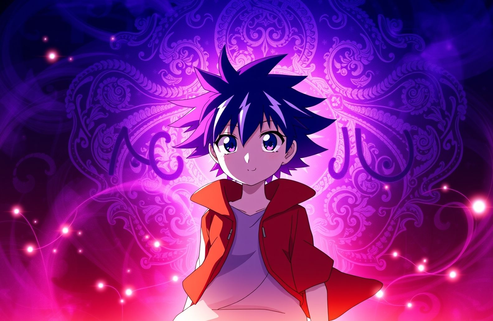 Cool Anime Purple Wallpaper
