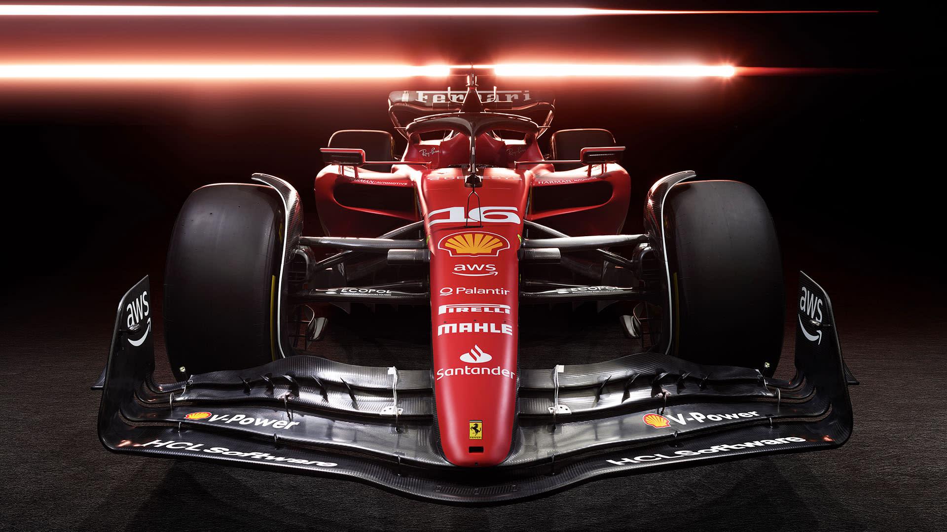 First Look Ferrari Reveal Their Sf F1 Car At Maranello