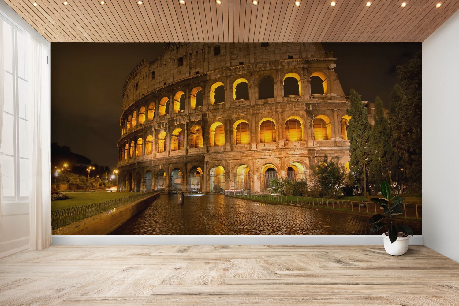 Colosseum Night E Wallpaper