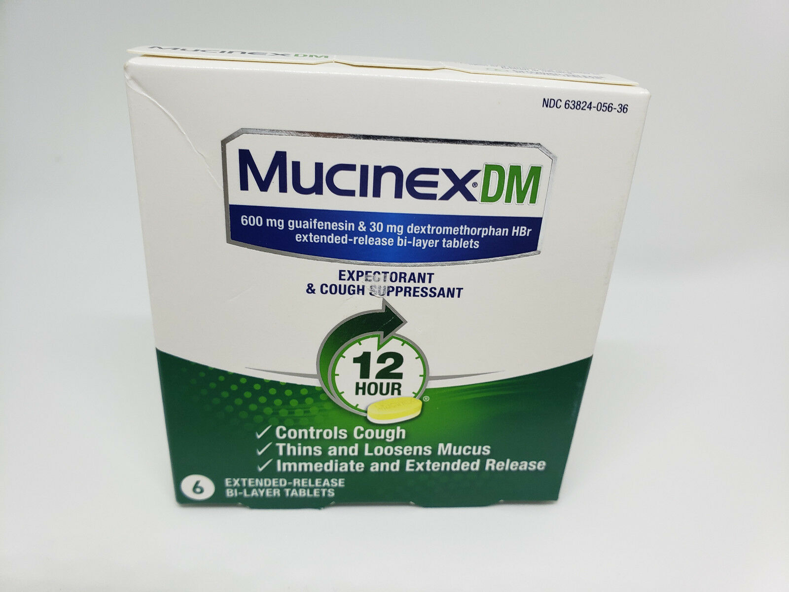 Mucinex Dm Tablet Mg Guaifenesin Dextromethorphan