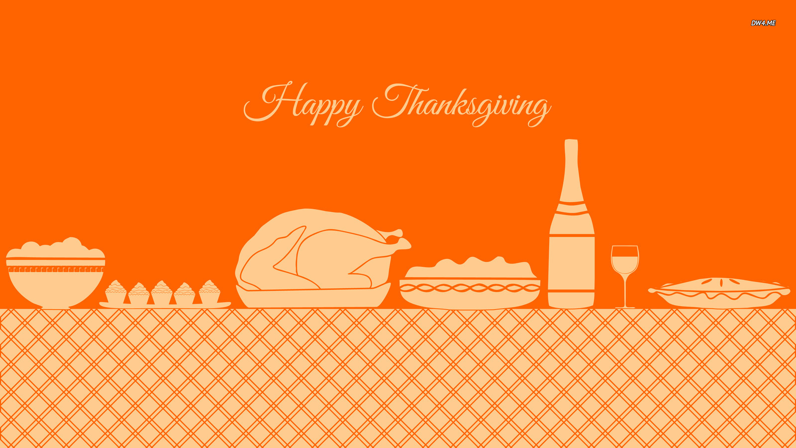 Thanksgiving Dinner Wallpaper Holiday