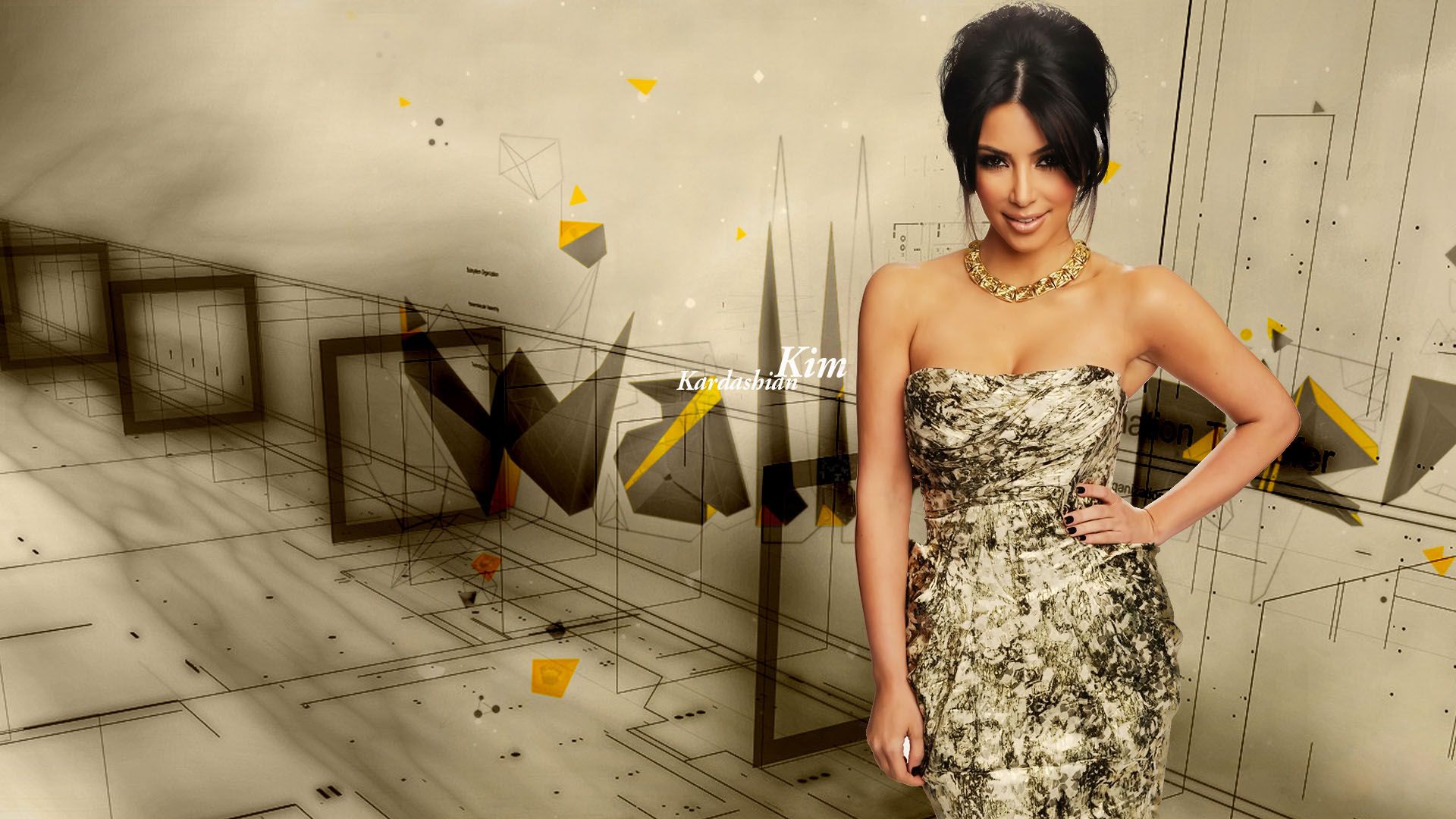 Kim Kardashian HD Wallpaper Picture Image