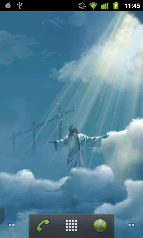Jesus Easter Is A Beautiful Live Wallpaper Featuring Sun Light Falling